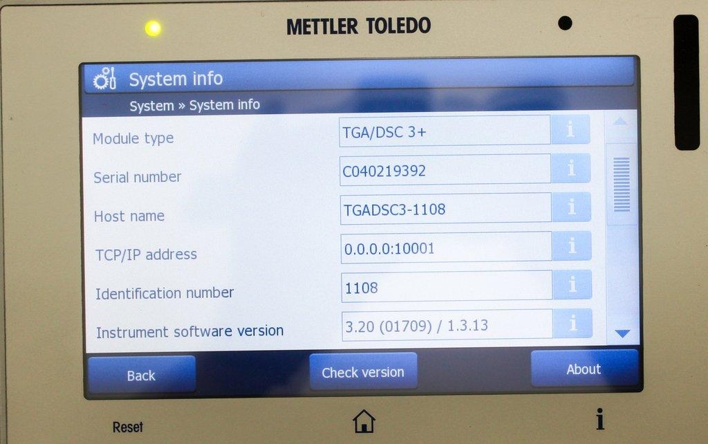 Mettler Toledo TGA/DSC 3+ Thermal Analysis System 1600C Wide Range Sensors