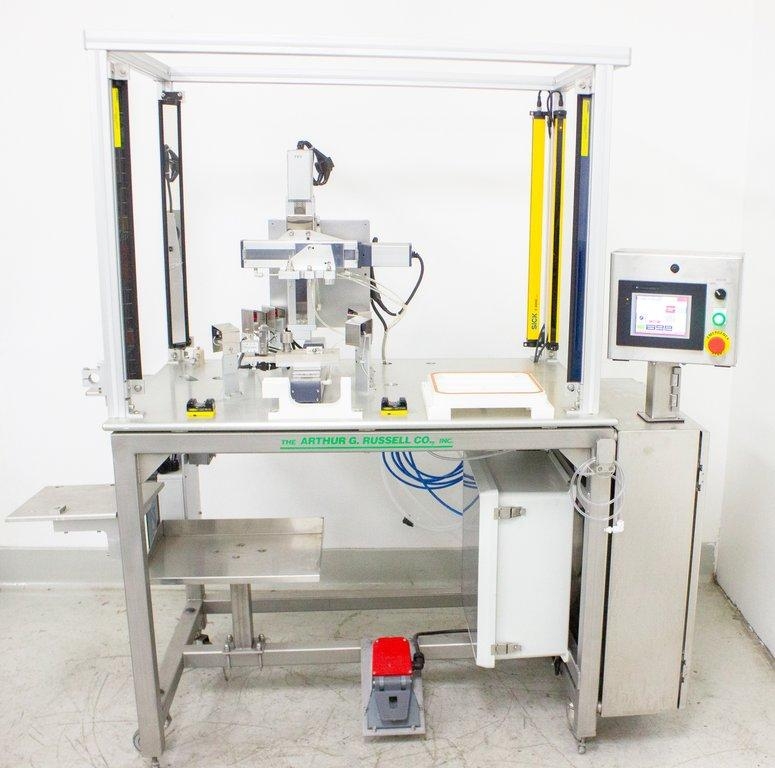 AGR DPT-001 Custom Automated Assembly Machine with PLC Robo Cylinder 12-2015