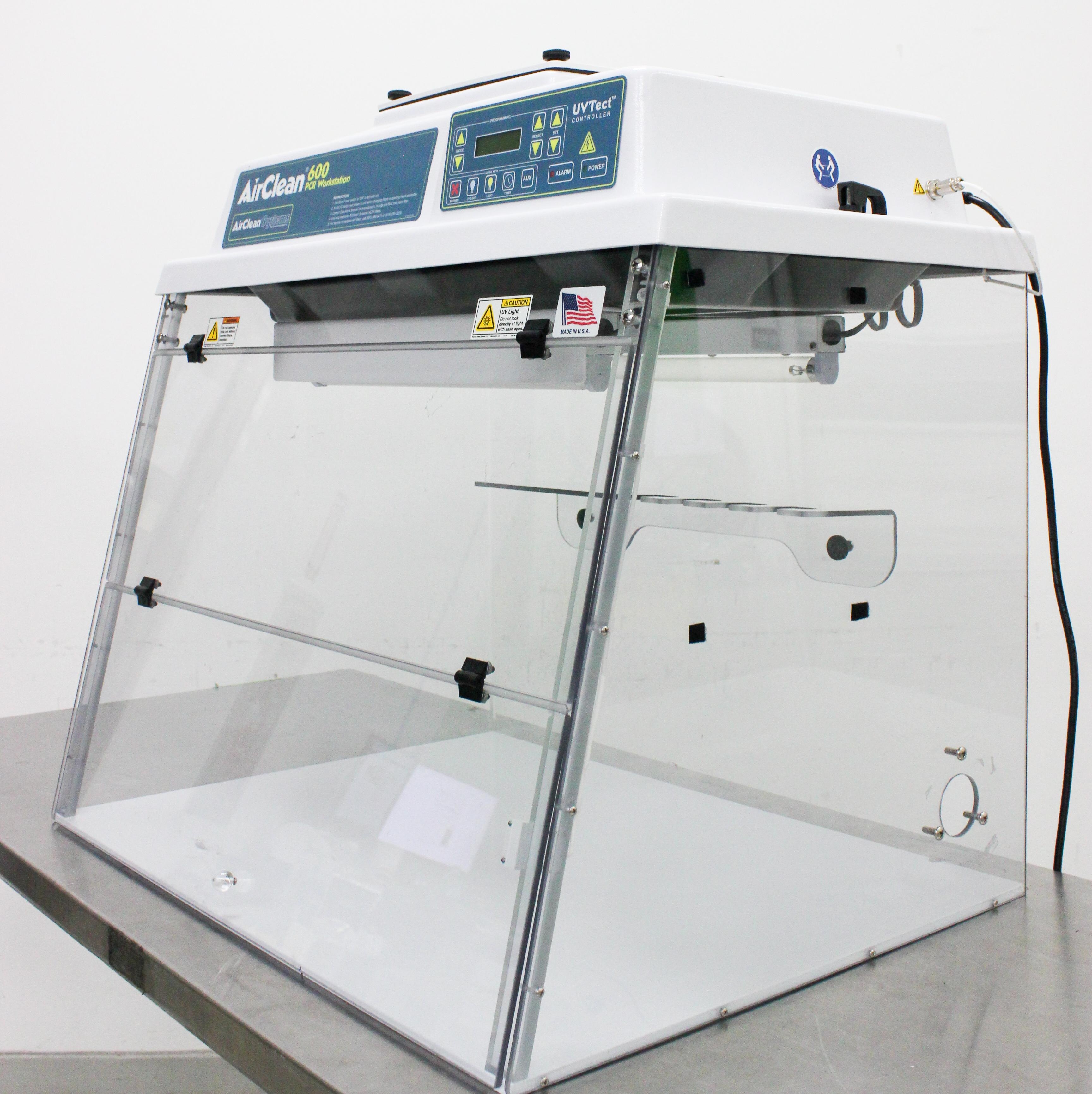 Airclean AC632LFUVC Combination PCR UV Workstation with 110V 60Hz Power