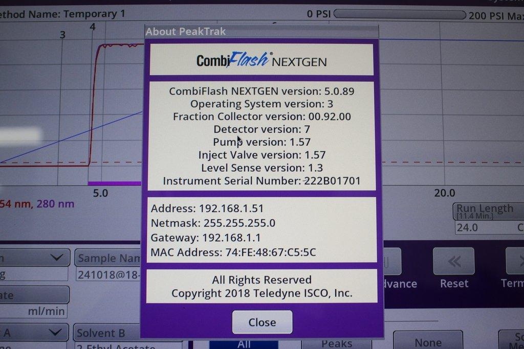 Teledyne CombiFlash NextGen 300 System Flash Chromatography 1-300mL/min
