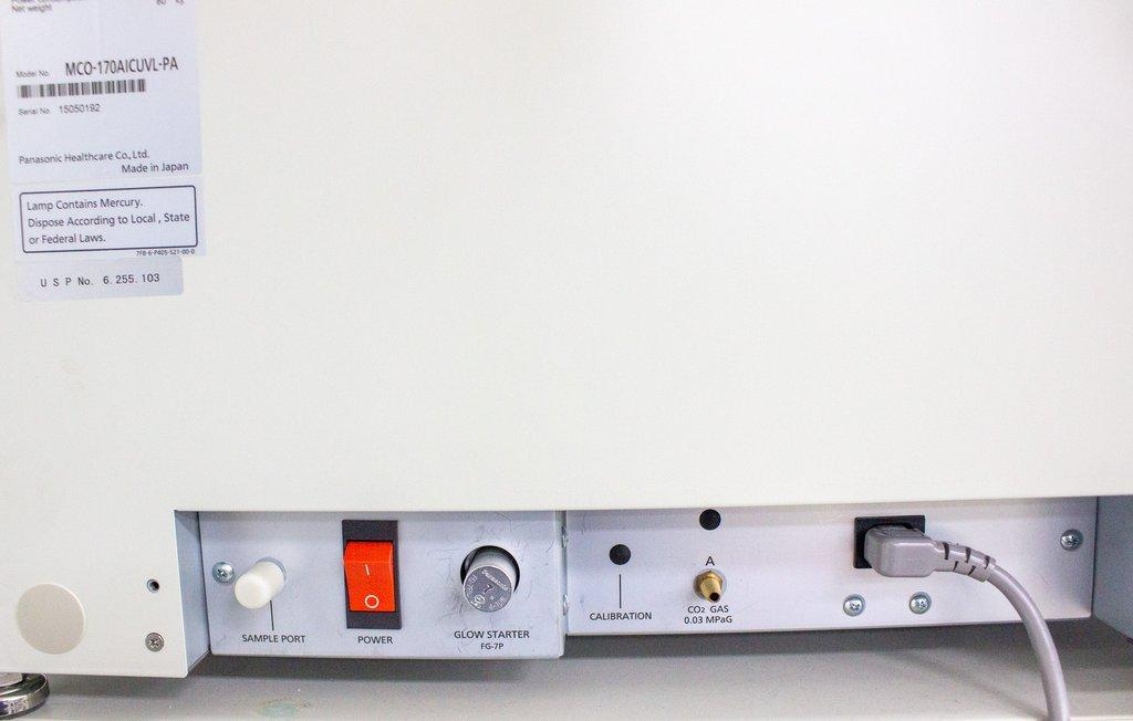 Panasonic MCO-170AICUVL-PA CO2 Incubator 5.8cu.ft Touchscreen 50C Range