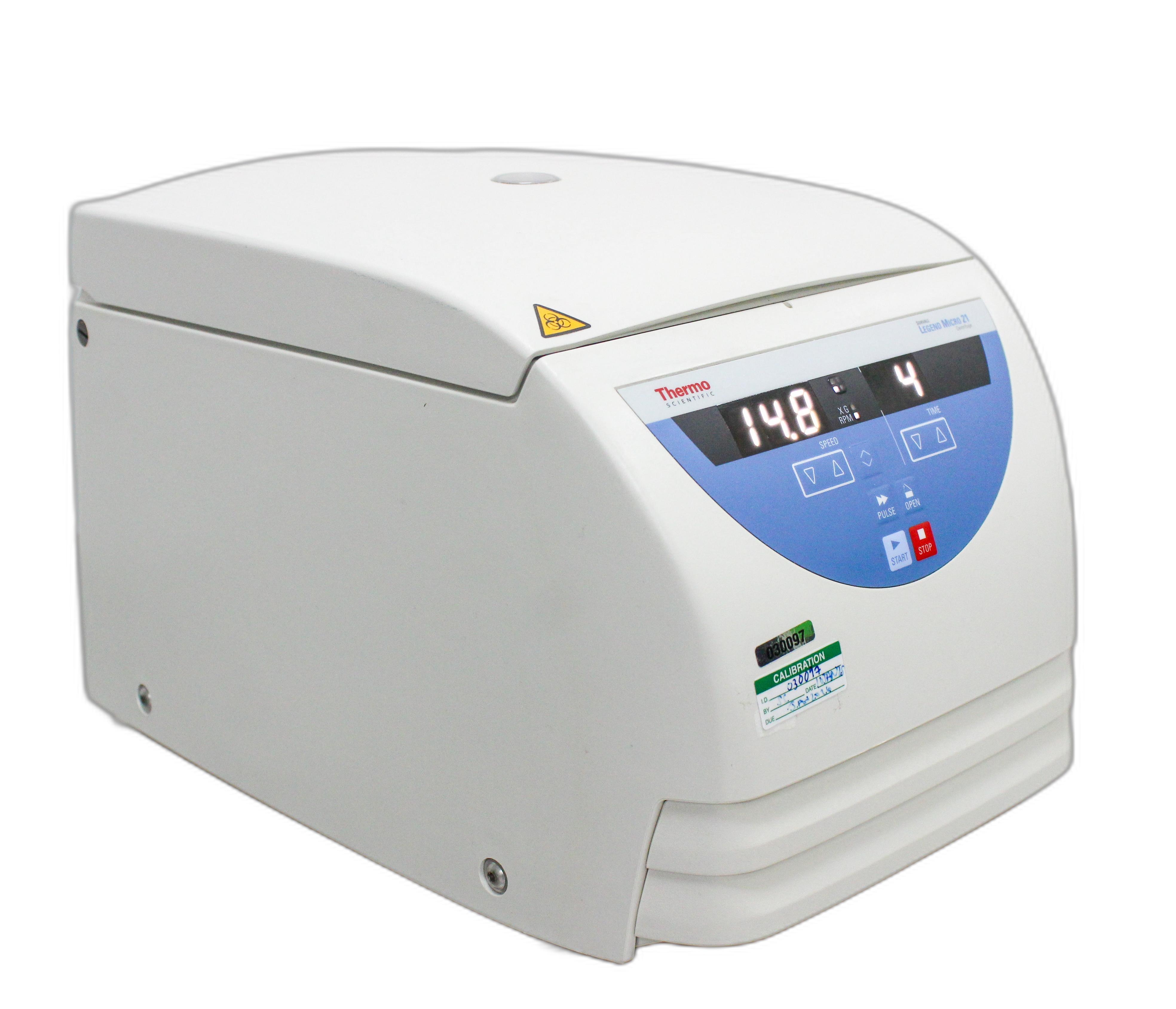 Thermo Sorvall Legend Micro 21 Benchtop Centrifuge 14,800 RPM 24x2mL