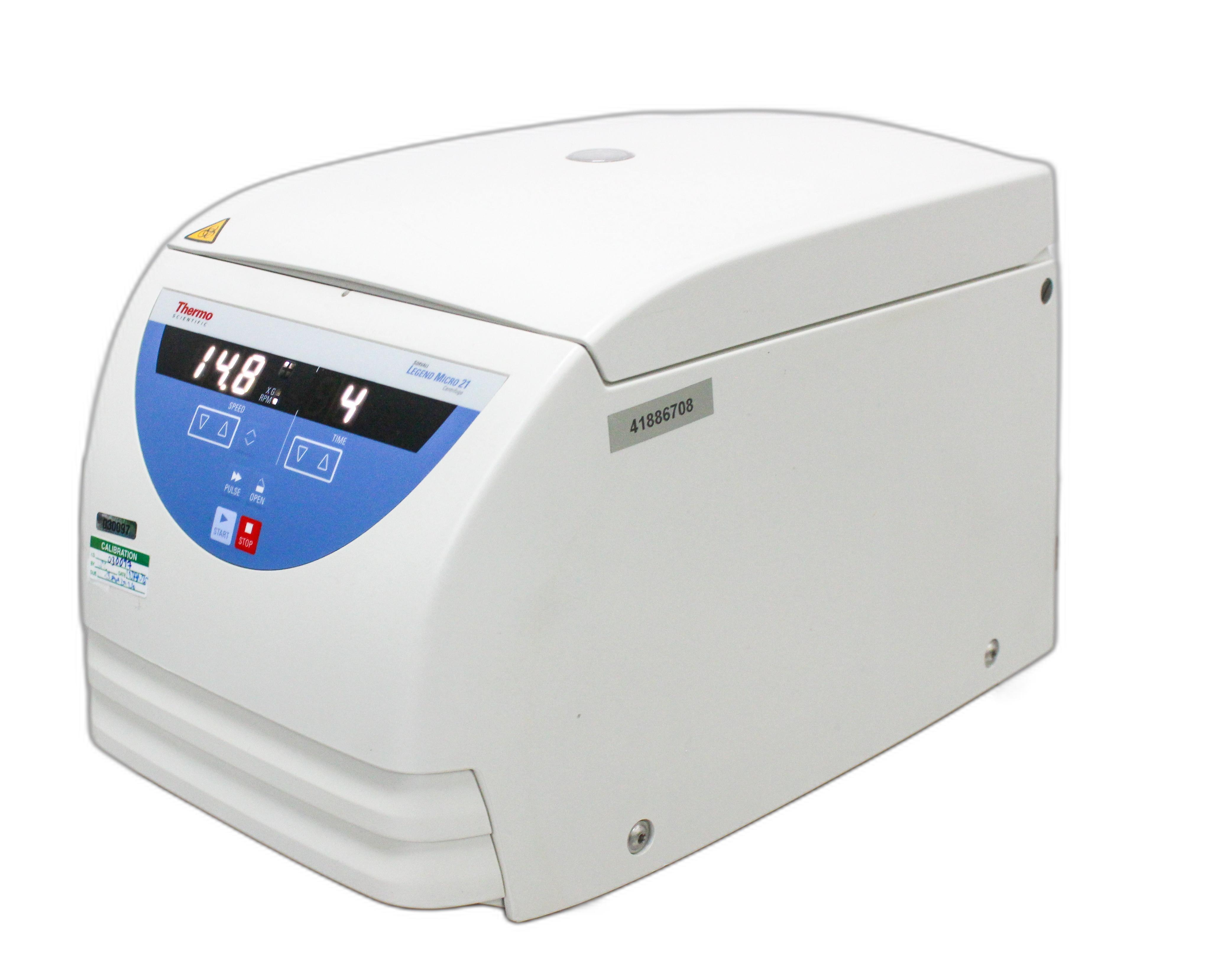 Thermo Sorvall Legend Micro 21 Benchtop Centrifuge 14,800 RPM 24x2mL