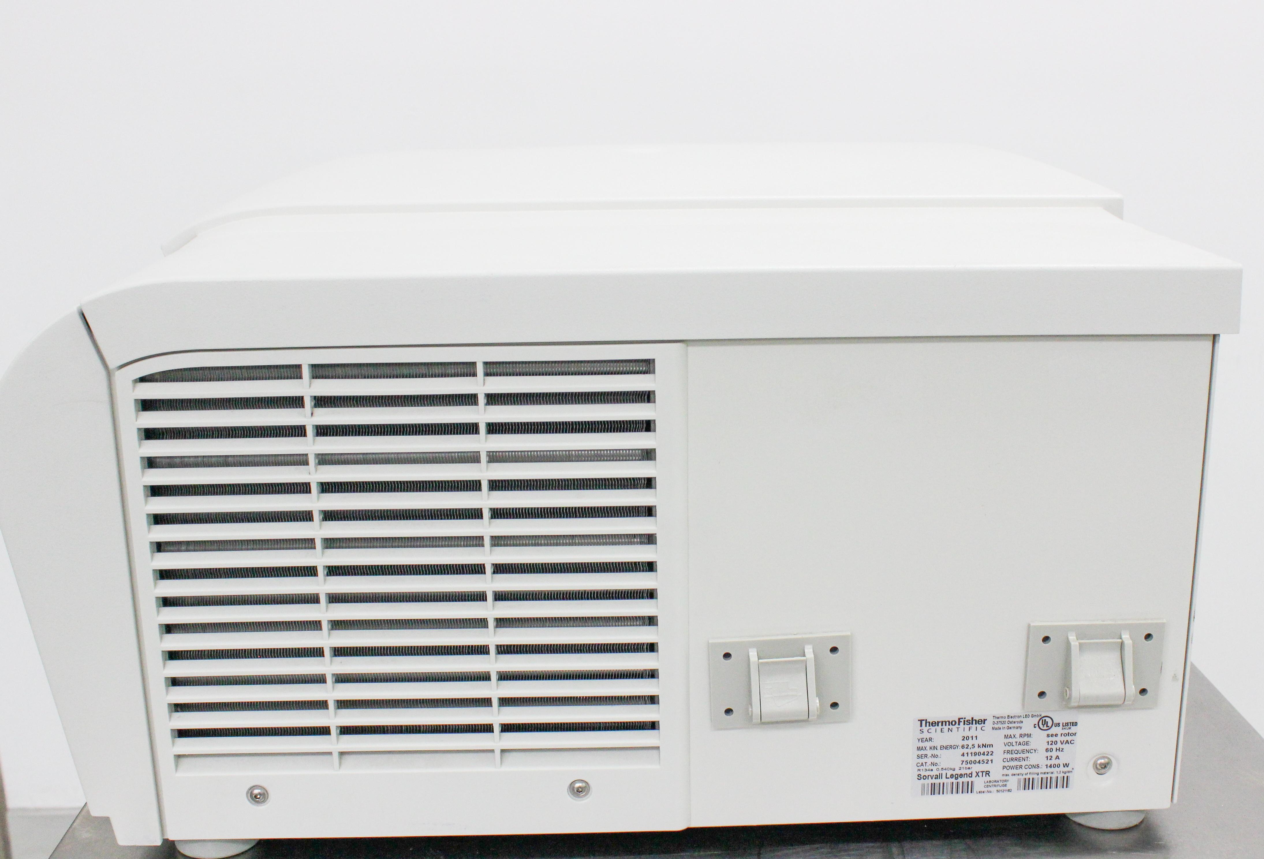 Thermo Sorvall Legend XTR Benchtop Centrifuge -10 to 40C 15200 RPM 4 x 1000mL