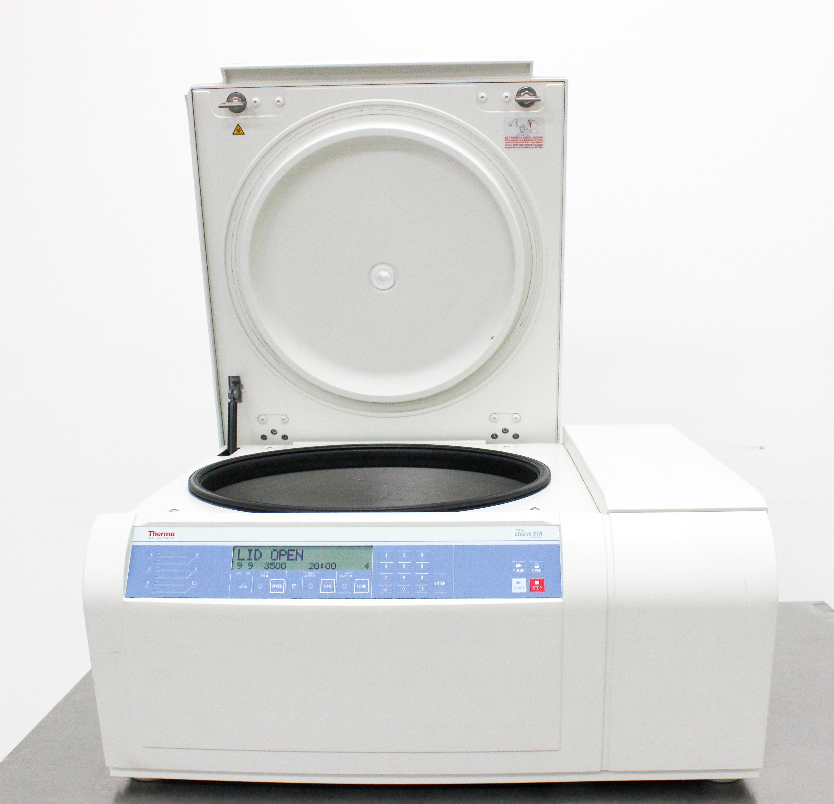 Thermo Sorvall Legend XTR Benchtop Centrifuge -10 to 40C 15200 RPM 4 x 1000mL
