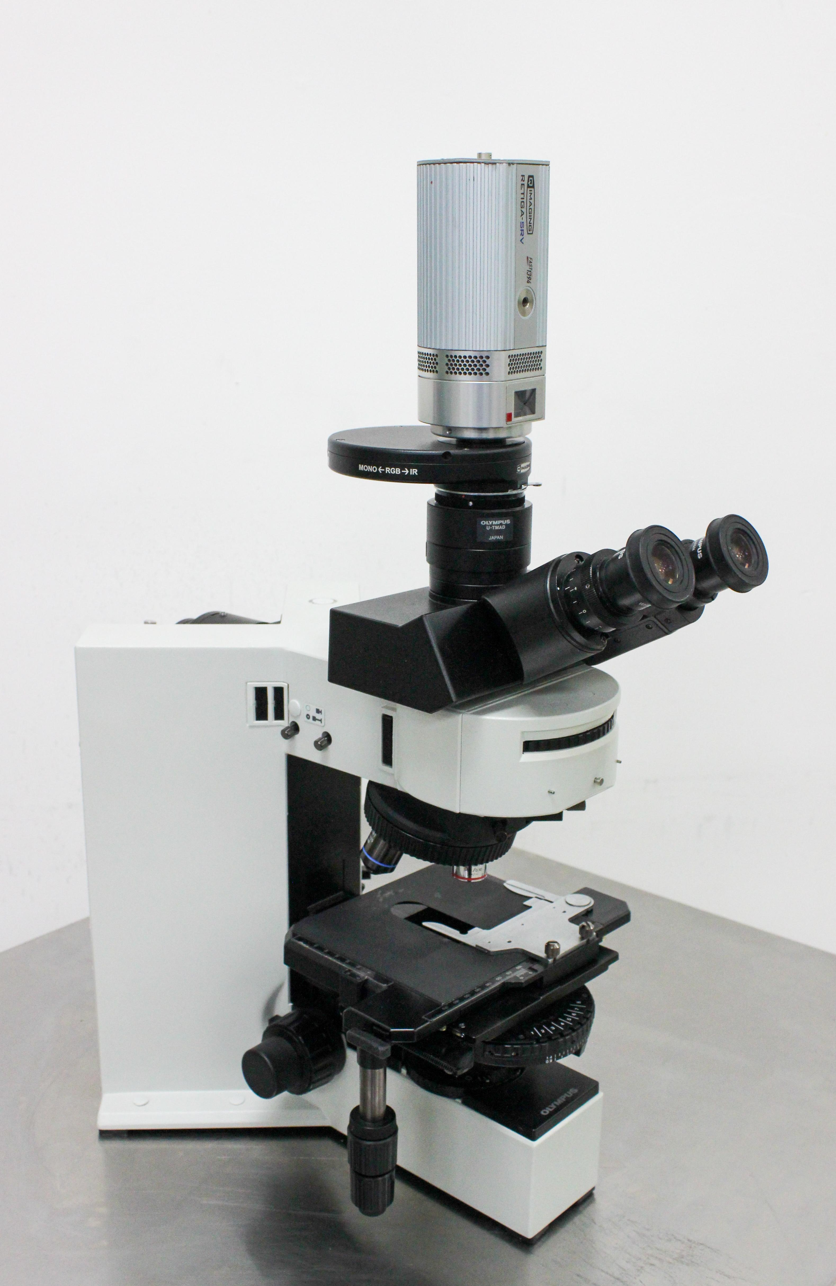 Olympus BX60F5 Microscope Lab Research Fluorescence Imaging Optics