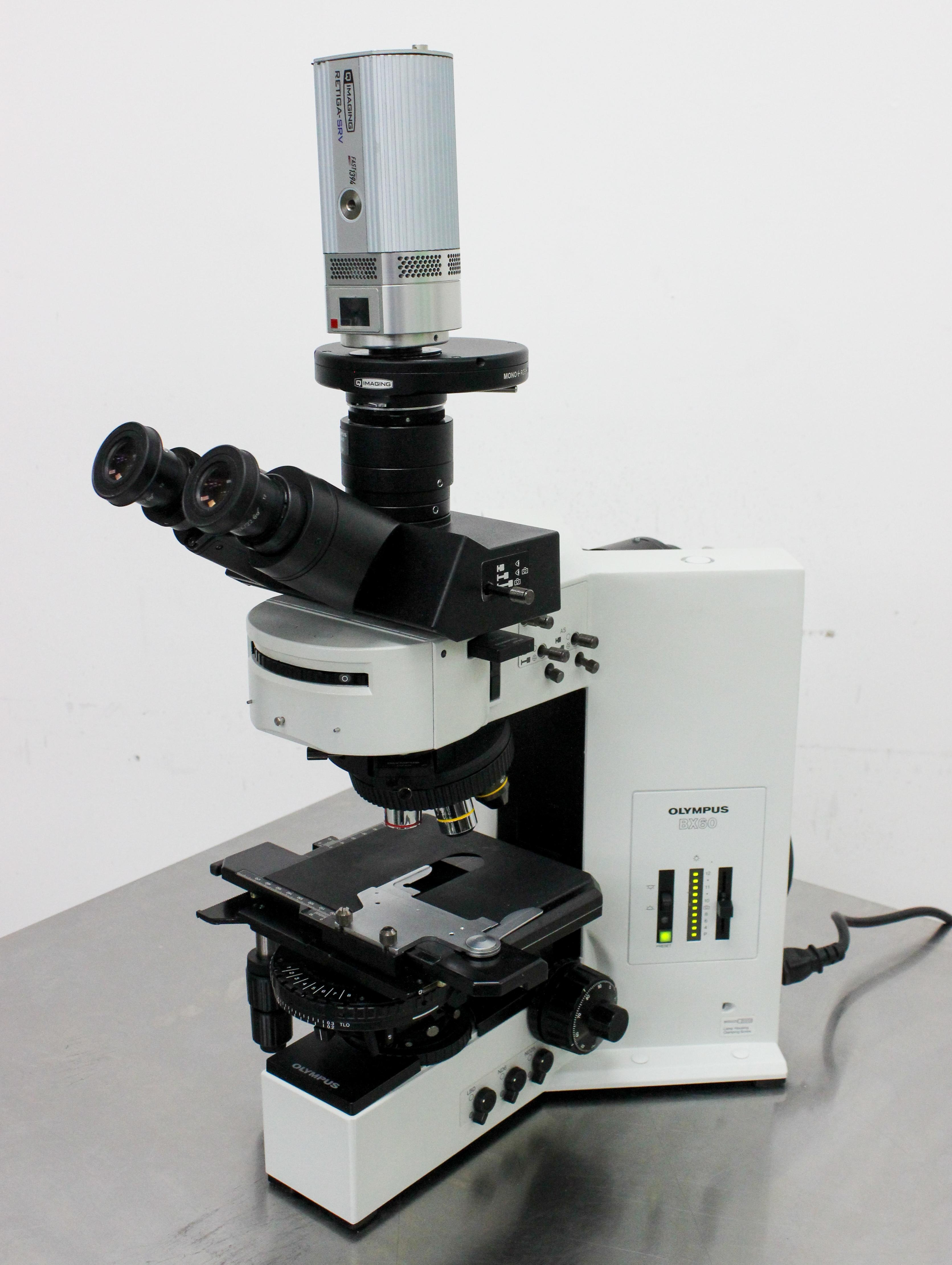 Olympus BX60F5 Microscope Lab Research Fluorescence Imaging Optics