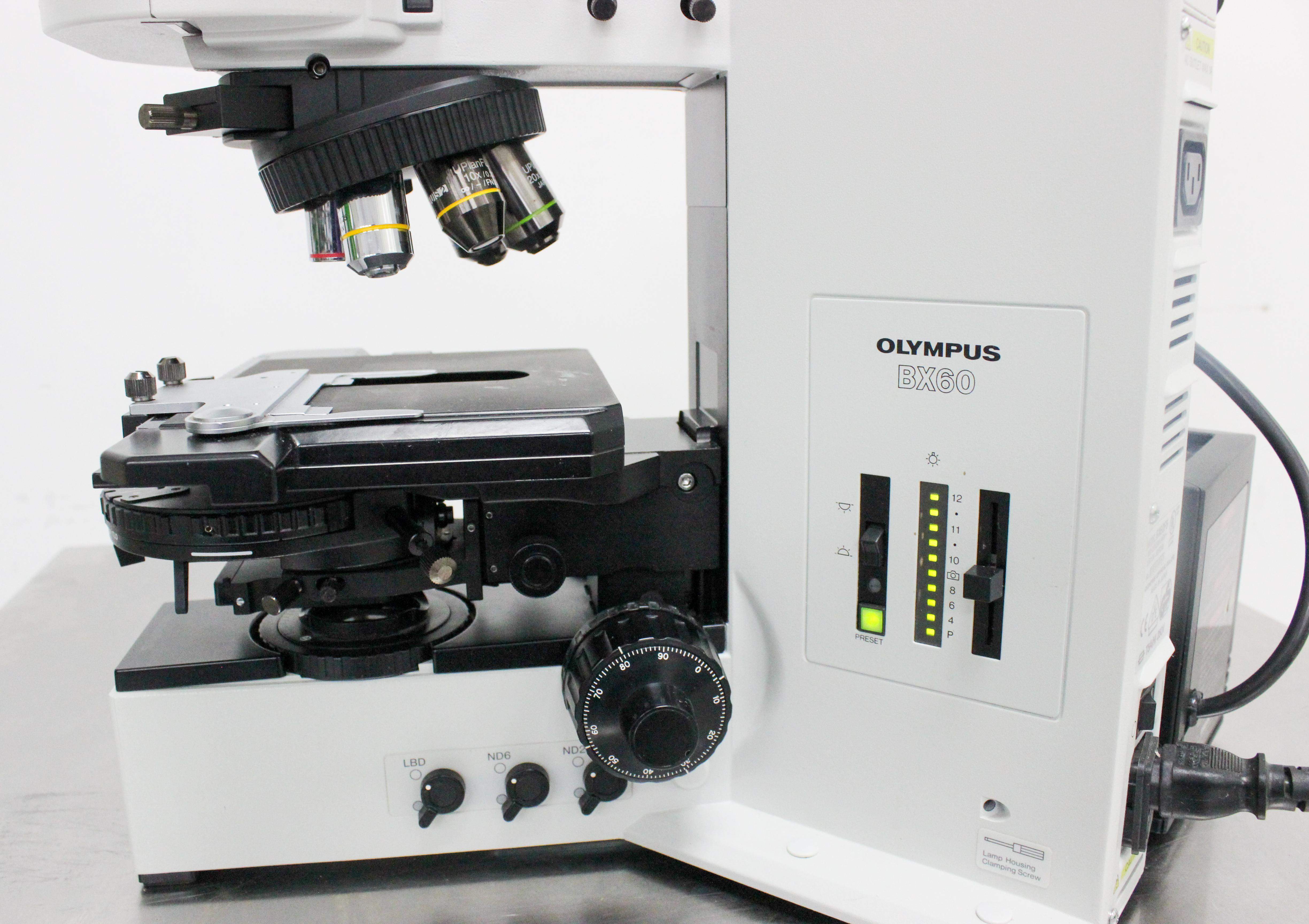 Olympus BX60F5 Microscope Lab Research Fluorescence Imaging Optics