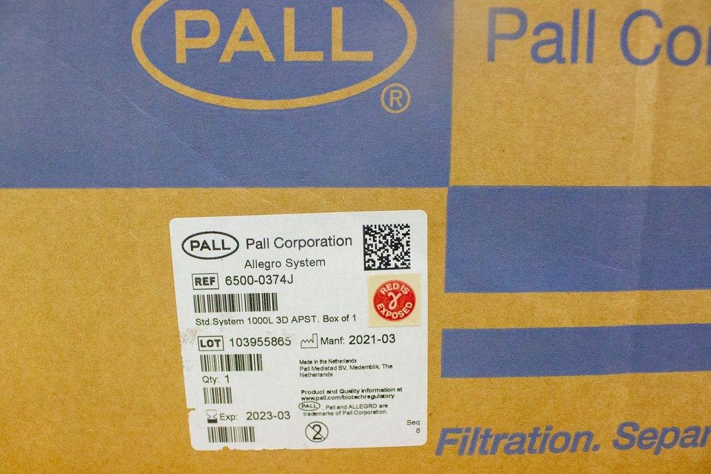 Pall LGRTTE 1000L Allegro System 3D 1000L Tote Stainless Steel Biocontainer