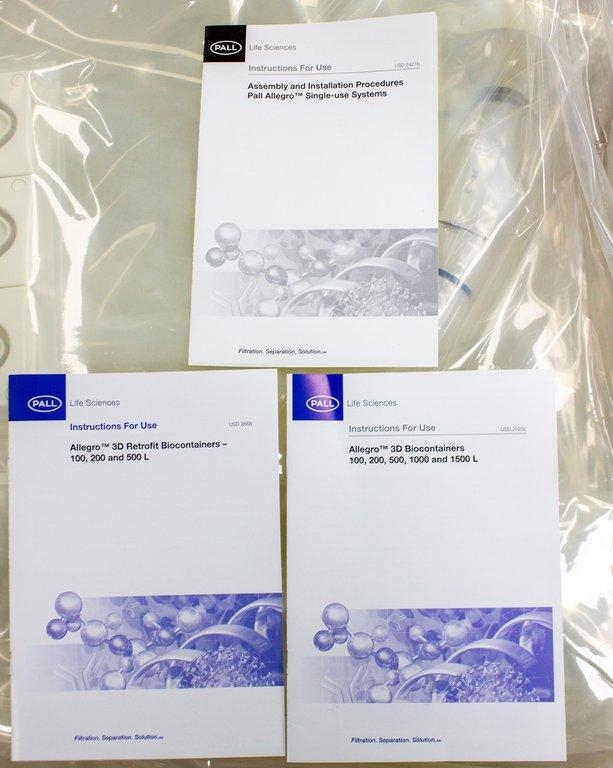 Pall LGRTTE 1000L Allegro System 3D 1000L Tote Stainless Steel Biocontainer