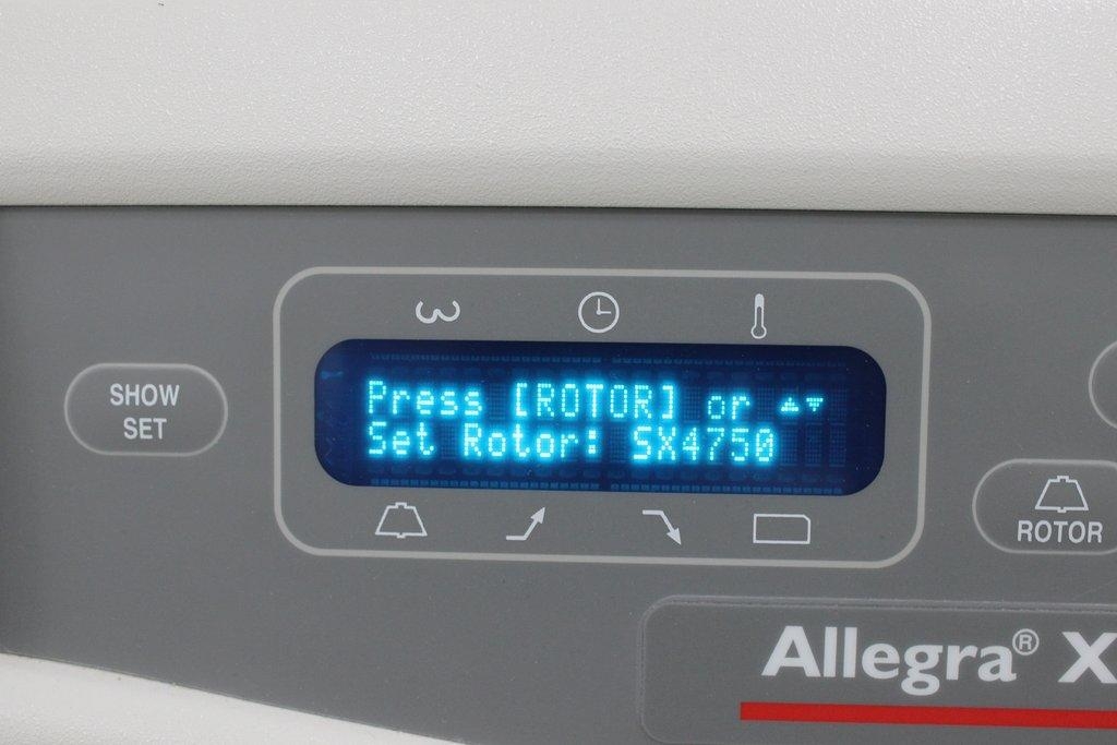 Beckman Coulter Allegra X-15R Benchtop Centrifuge Rotor SX4750 208V