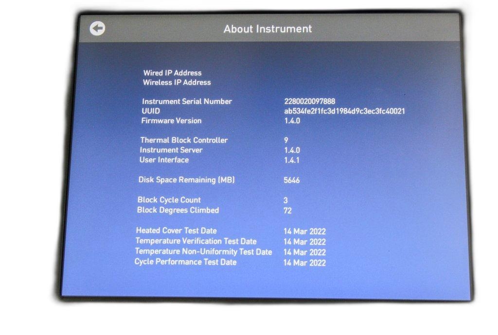 ABI SimpliAmp Thermal Cycler A24812 PCR Supports 100-240V 50/60Hz Operations