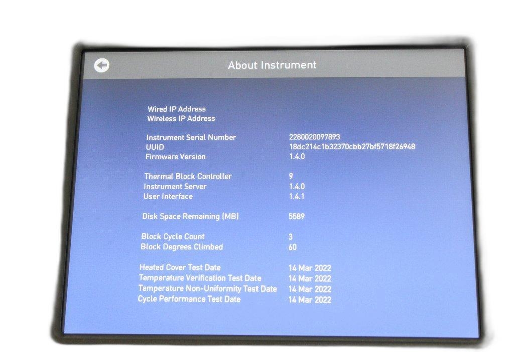 ABI SimpliAmp A24812 PCR Thermal Cycler DNA Testing 96-Well Preowned