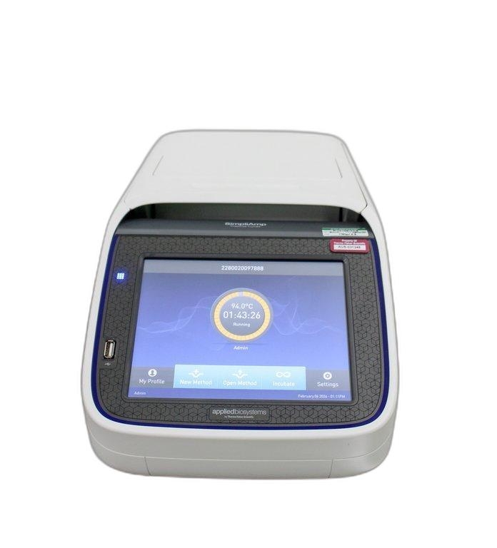 ABI SimpliAmp Thermal Cycler A24812 PCR Supports 100-240V 50/60Hz Operations