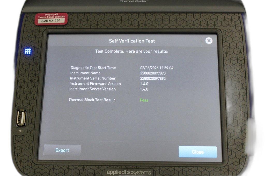 ABI SimpliAmp A24812 PCR Thermal Cycler DNA Testing 96-Well Preowned