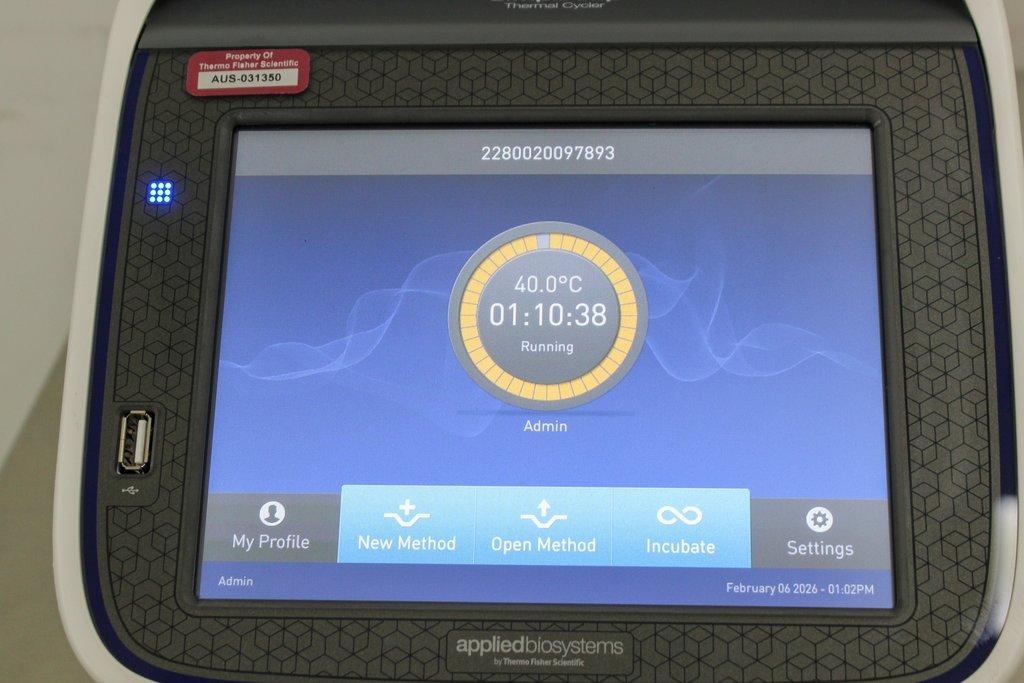 ABI SimpliAmp A24812 PCR Thermal Cycler DNA Testing 96-Well Preowned