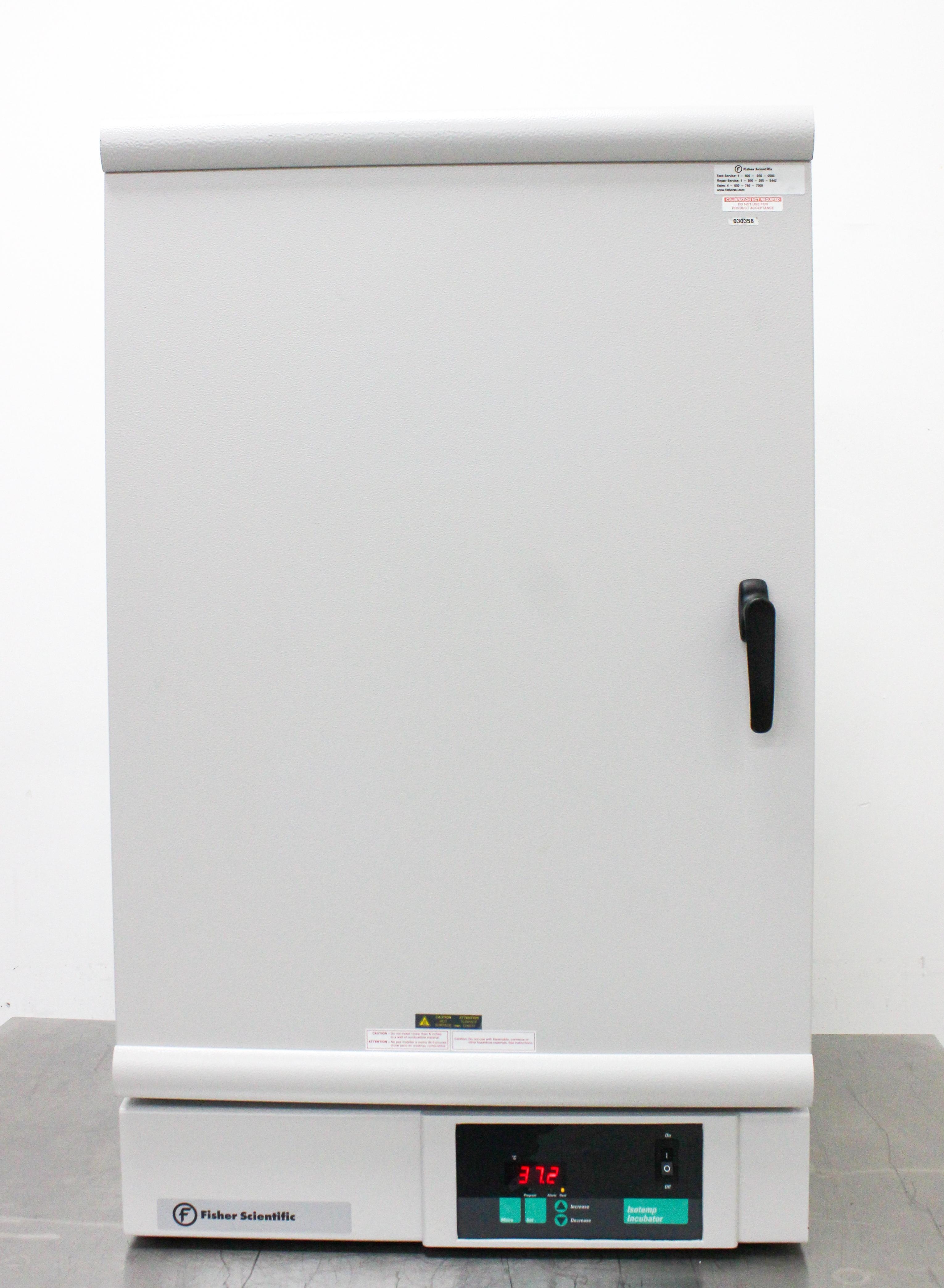Fisher 11690650F Isotemp Incubator High Reliability 30C to 75C Temp Range