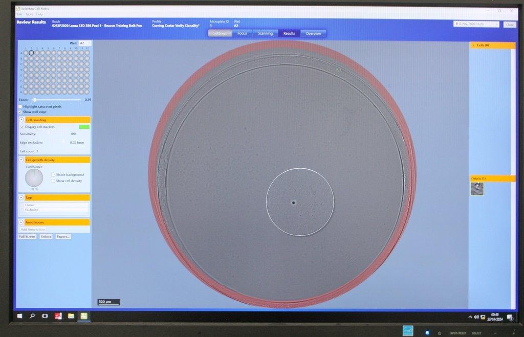 Solentim Cell Metric VIPS Cell Analyzer w/ Computer and Software 2019 Unit
