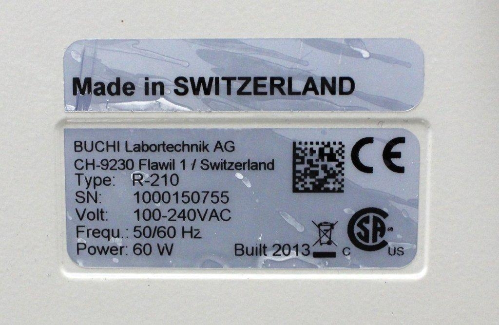 Buchi Rotovapor R-210 Vacuum Pump Controller Chemistry System 2013