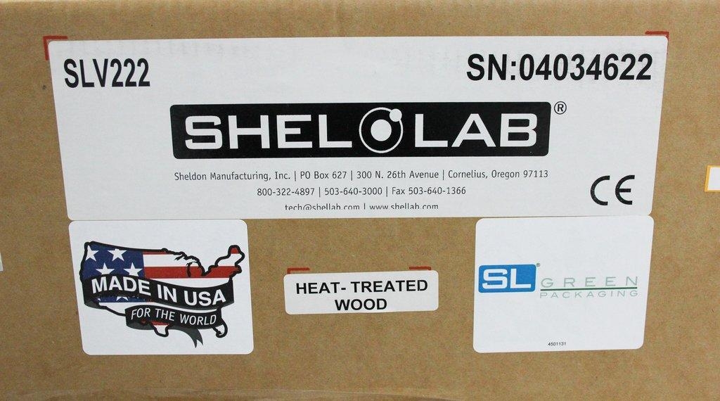 Sheldon Shel Lab SLV222 Vacuum Oven 1.67 Cu Ft 115V 60Hz New