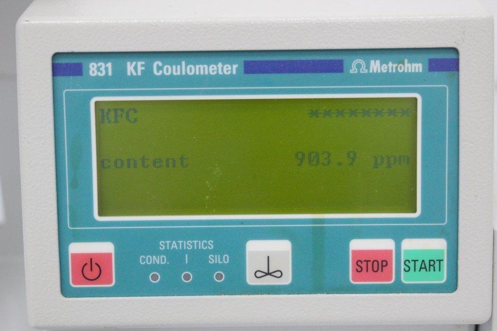Metrohm 831 KF Coulometer Coulometer Benchtop RS232 Interfaces Automated 400-700nm
