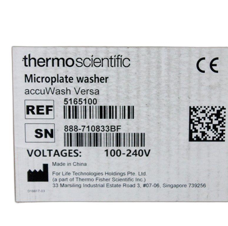 Thermo Microplate Washer accuWash Versa Plate Washer 100-240V Power Cord