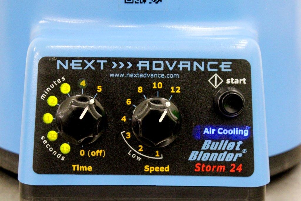 NEXT BBY24M Bullet Blender 24 Sample Homogenizer 120V 50/60HZ Good Condition