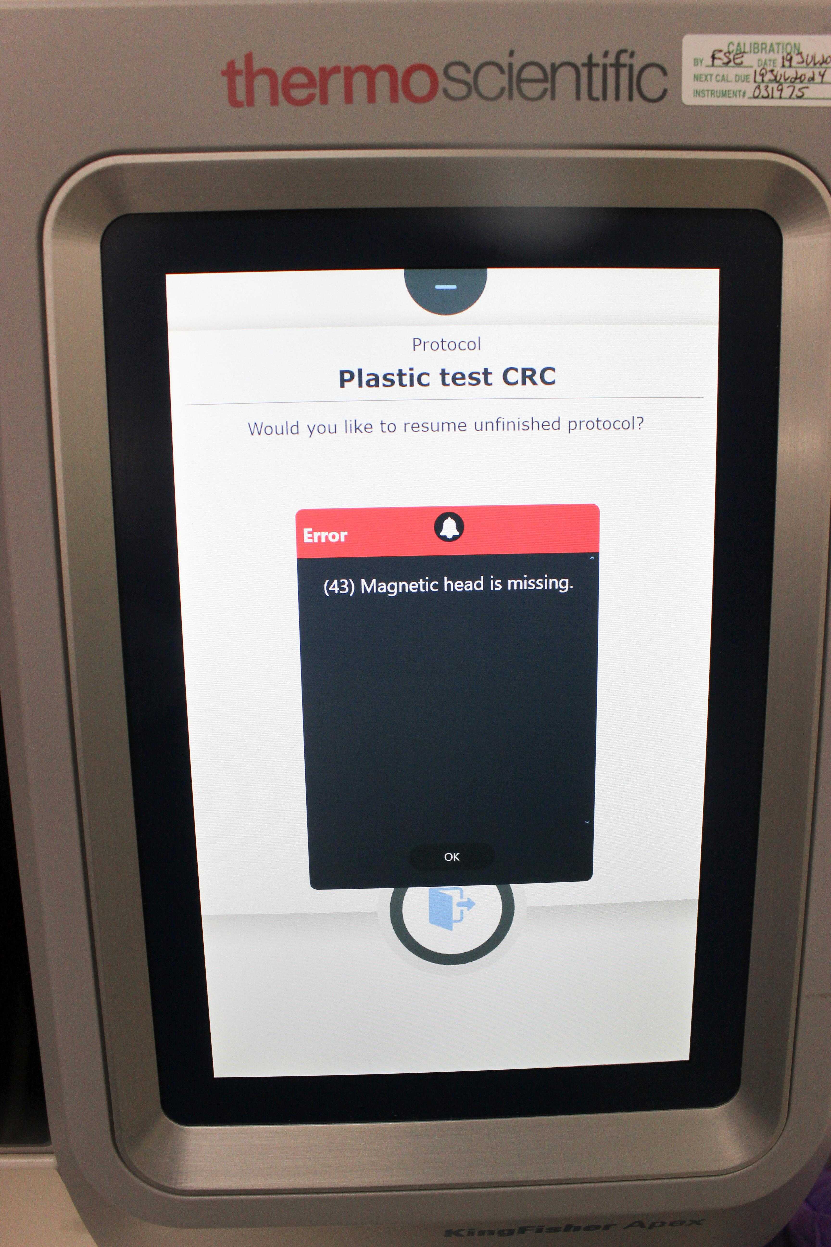 Thermo KingFisher Apex DNA/RNA Protein Purification 96 Samples Benchtop System