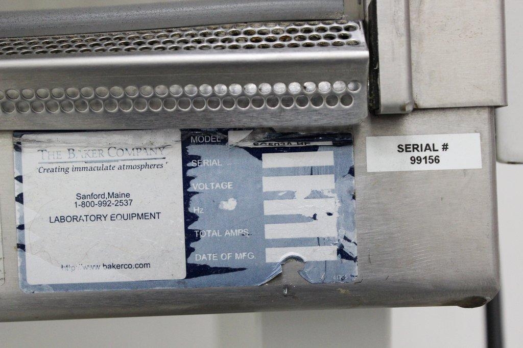 Baker SG503A-HE Biosafety Cabinet Hood HEPA Filtration System 120V Good