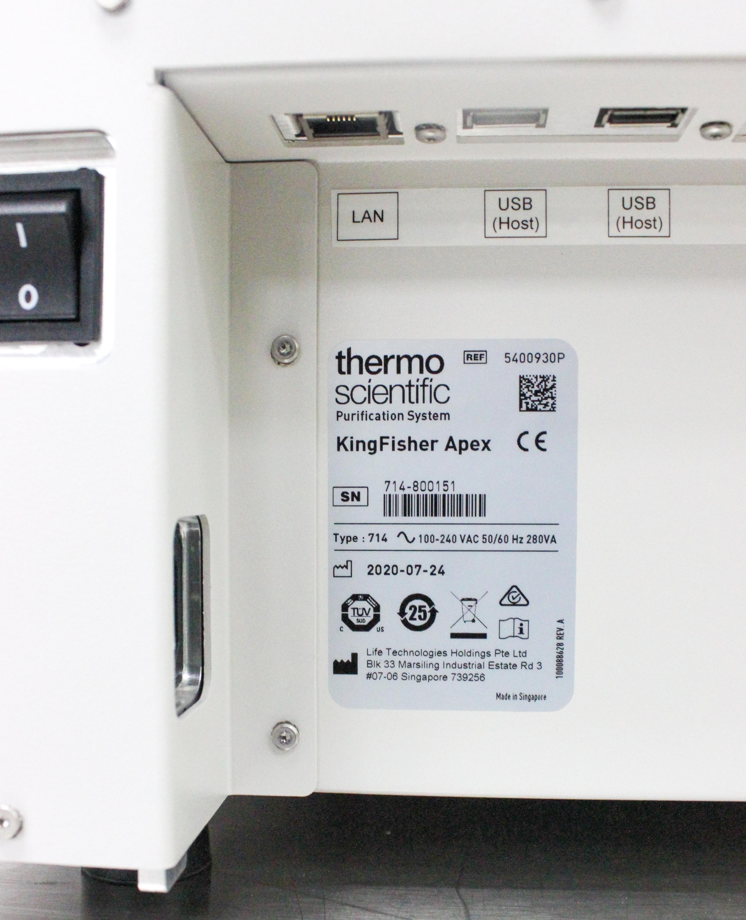 Thermo KingFisher Apex DNA/RNA Protein Purification 96 Samples Benchtop System