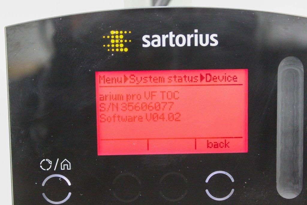 Sartorius H20PRO-VF-B Water Purification System 120L/h Wall-Mounted Arium