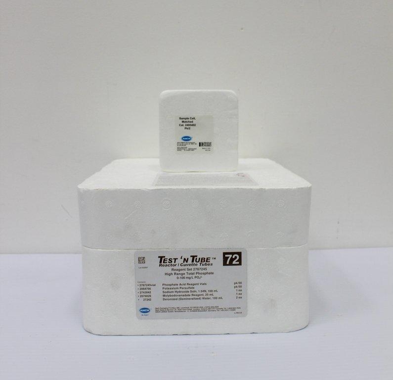 Hach 2767245 Phosphate Test Kit, High Range with Sample Cell, Turnkey System