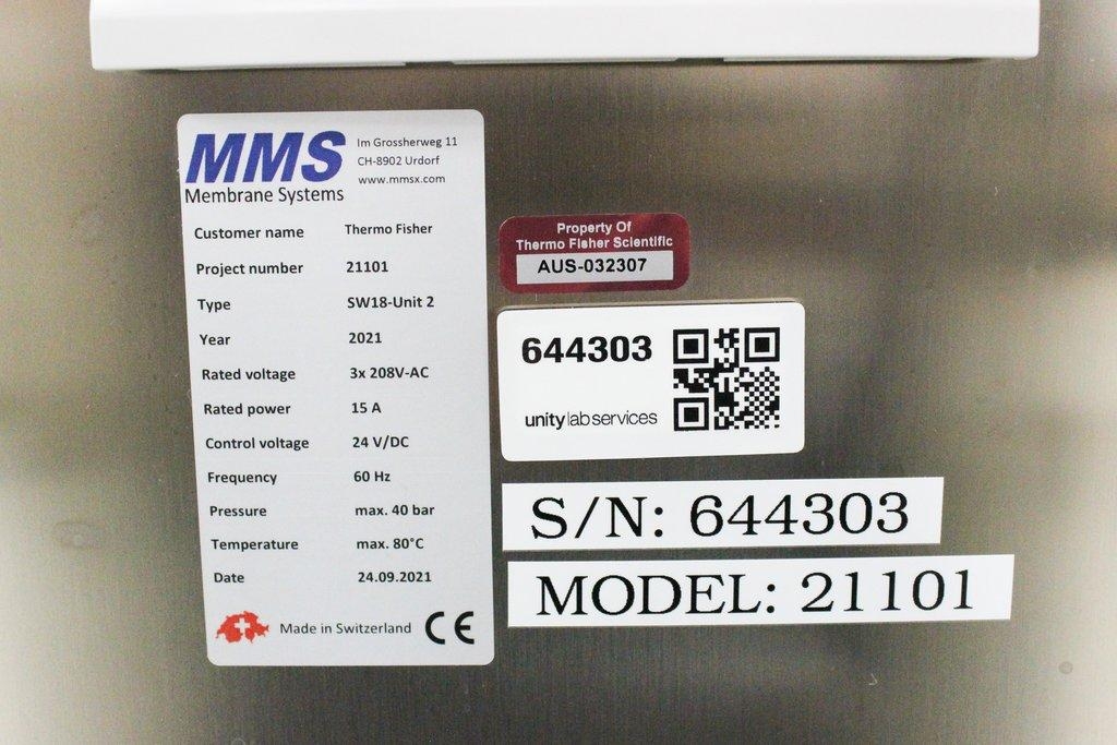 MMS SW18 Filtration System for Nano and Reverse Osmosis with HMI Control