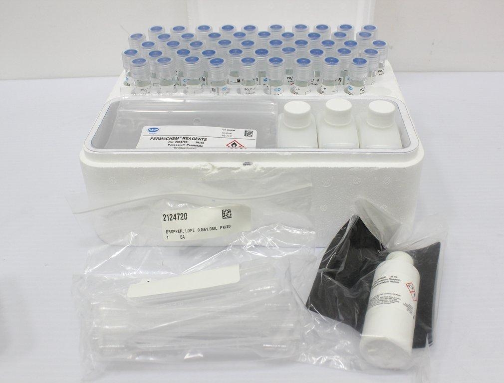 Hach 2767245 Phosphate Test Kit, High Range with Sample Cell, Turnkey System