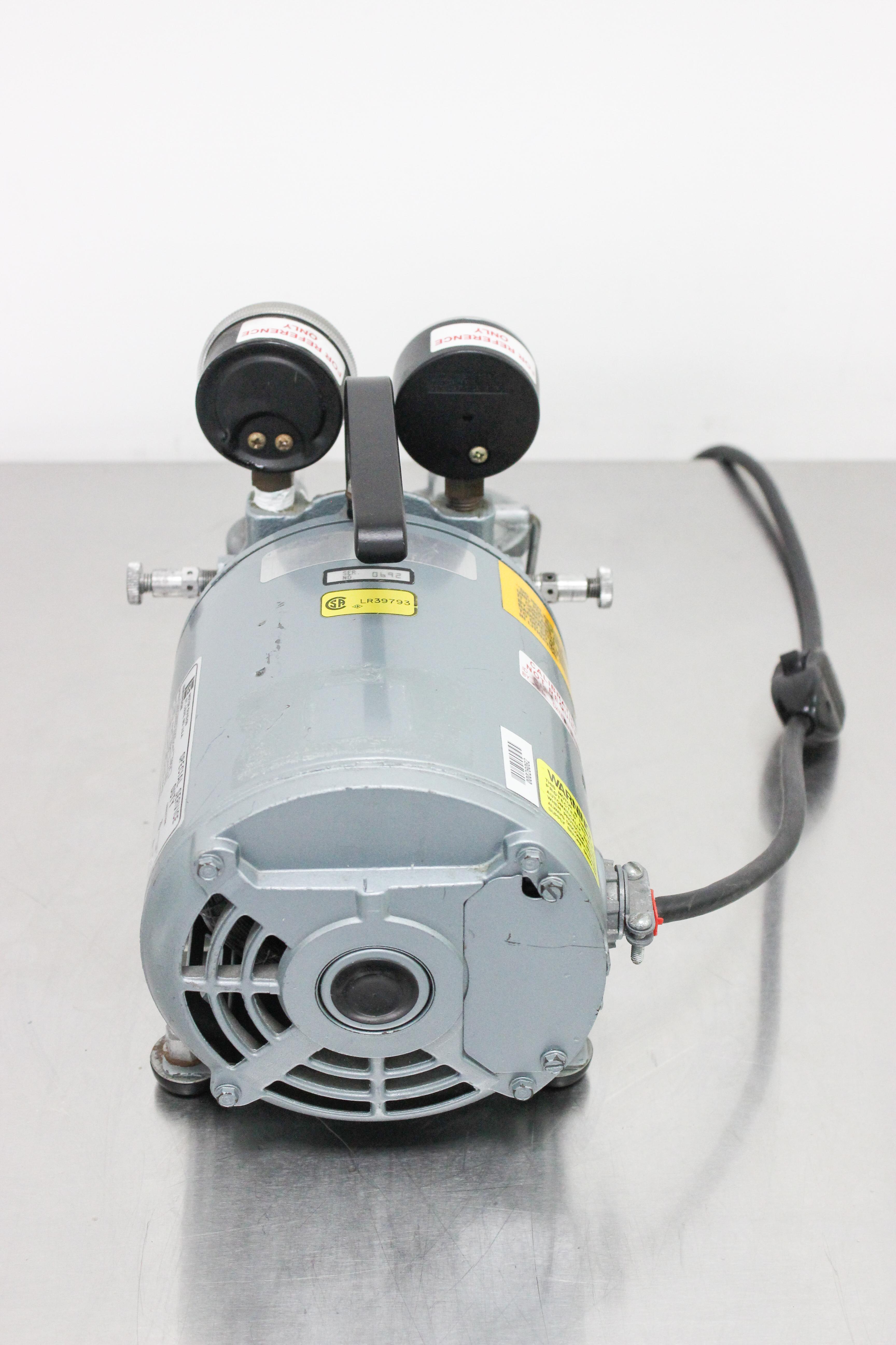 Emerson SA55JXGTD-4144 Pump Vacuum Pump 0.17 HP 1725 RPM 115 V 60 Hz UL CSA Cert