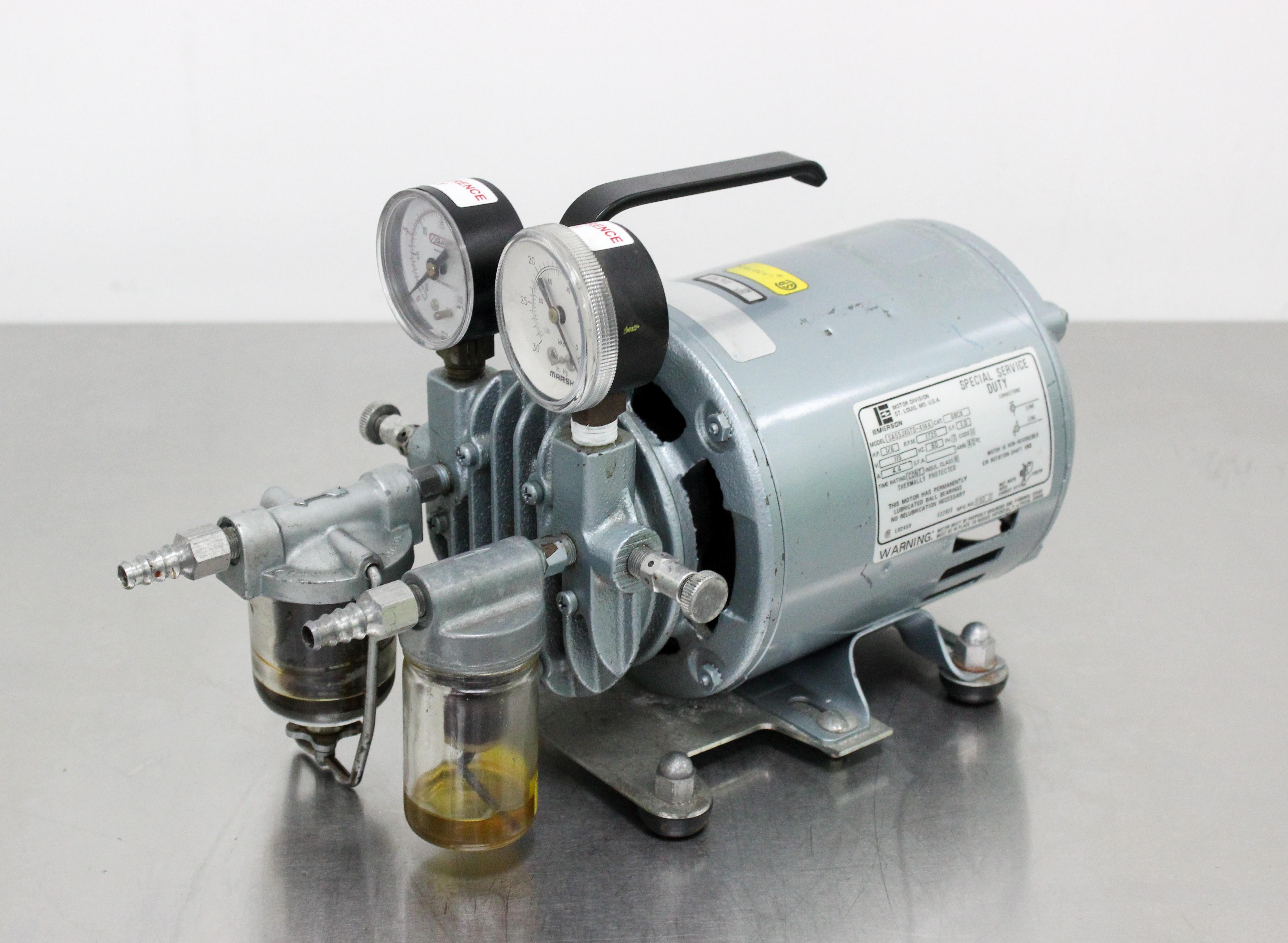 Emerson SA55JXGTD-4144 Pump Vacuum Pump 0.17 HP 1725 RPM 115 V 60