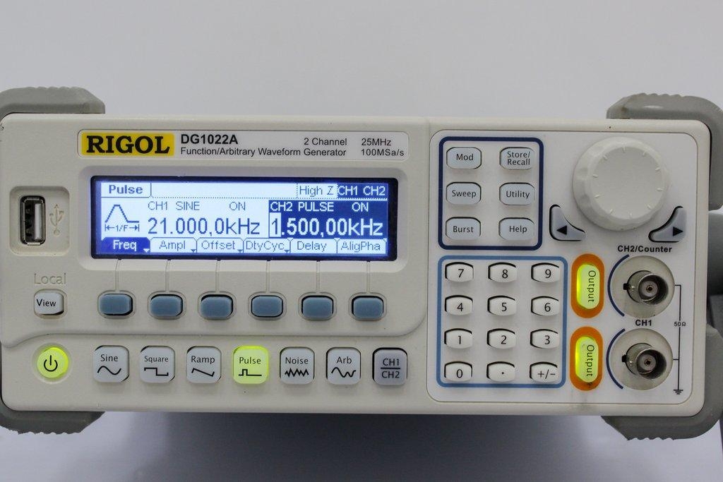 RIGOL DG1022A Waveform Generator 2-Ch 100-240V 50/60Hz Power Cord