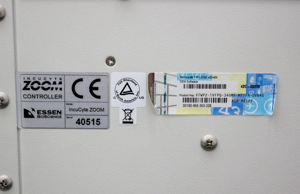 Essen Incucyte Zoom Controller Unit Cell Analysis Powers On 100-240V