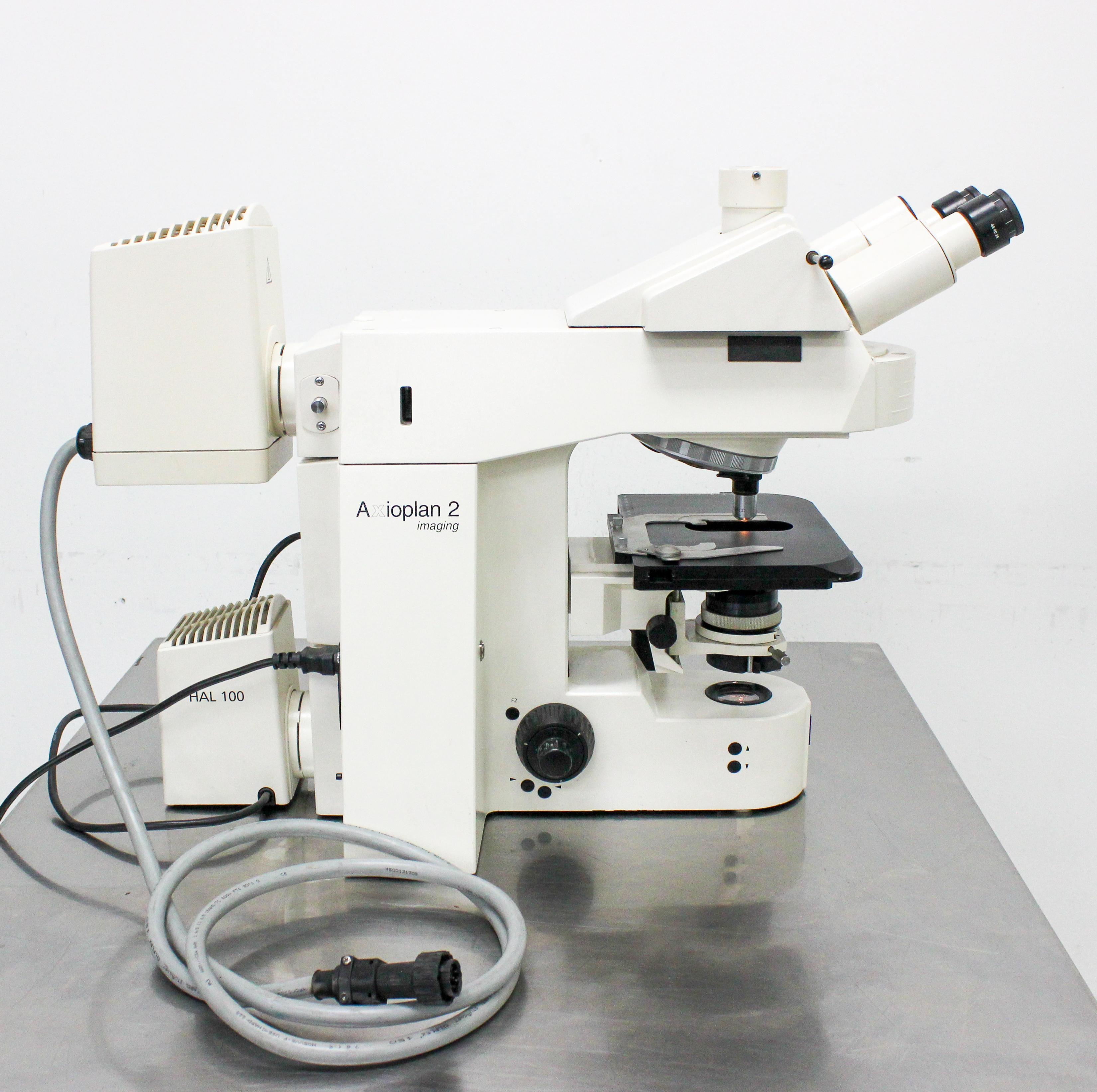 Zeiss Axioplan 2ie Microscope Fluorescence Trinocular Condition Excellent