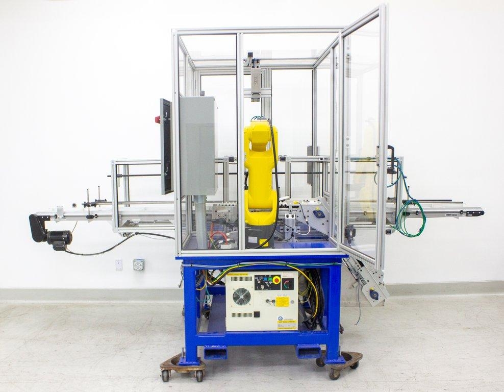 IDI Automated Test Tube Robot Cell Custom Cell 200iD/7L 6 Axis 7kg 911mm 2020
