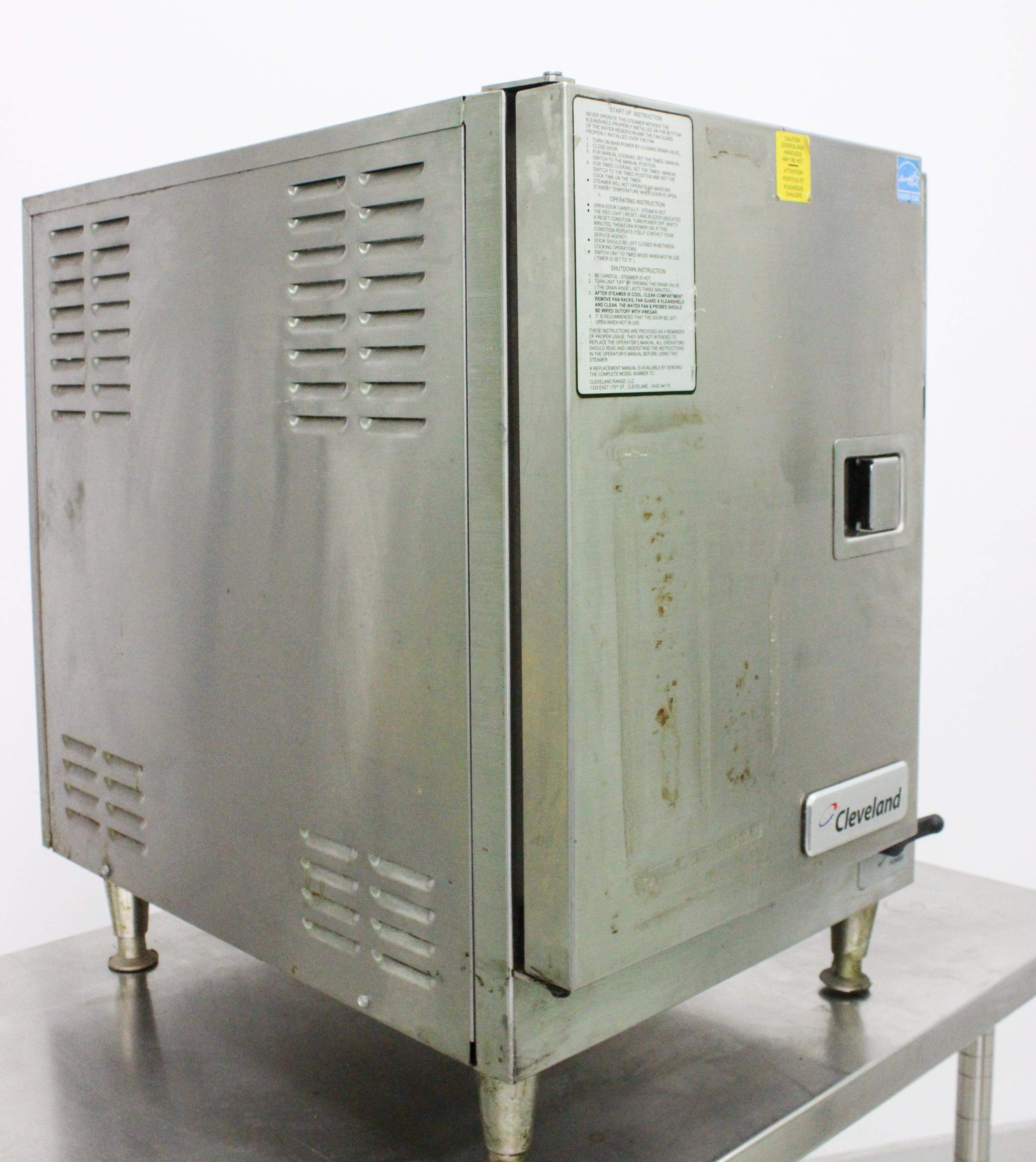Cleveland 22CET6 Convection Steamer 6-Pan Commercial Kitchen Equipment