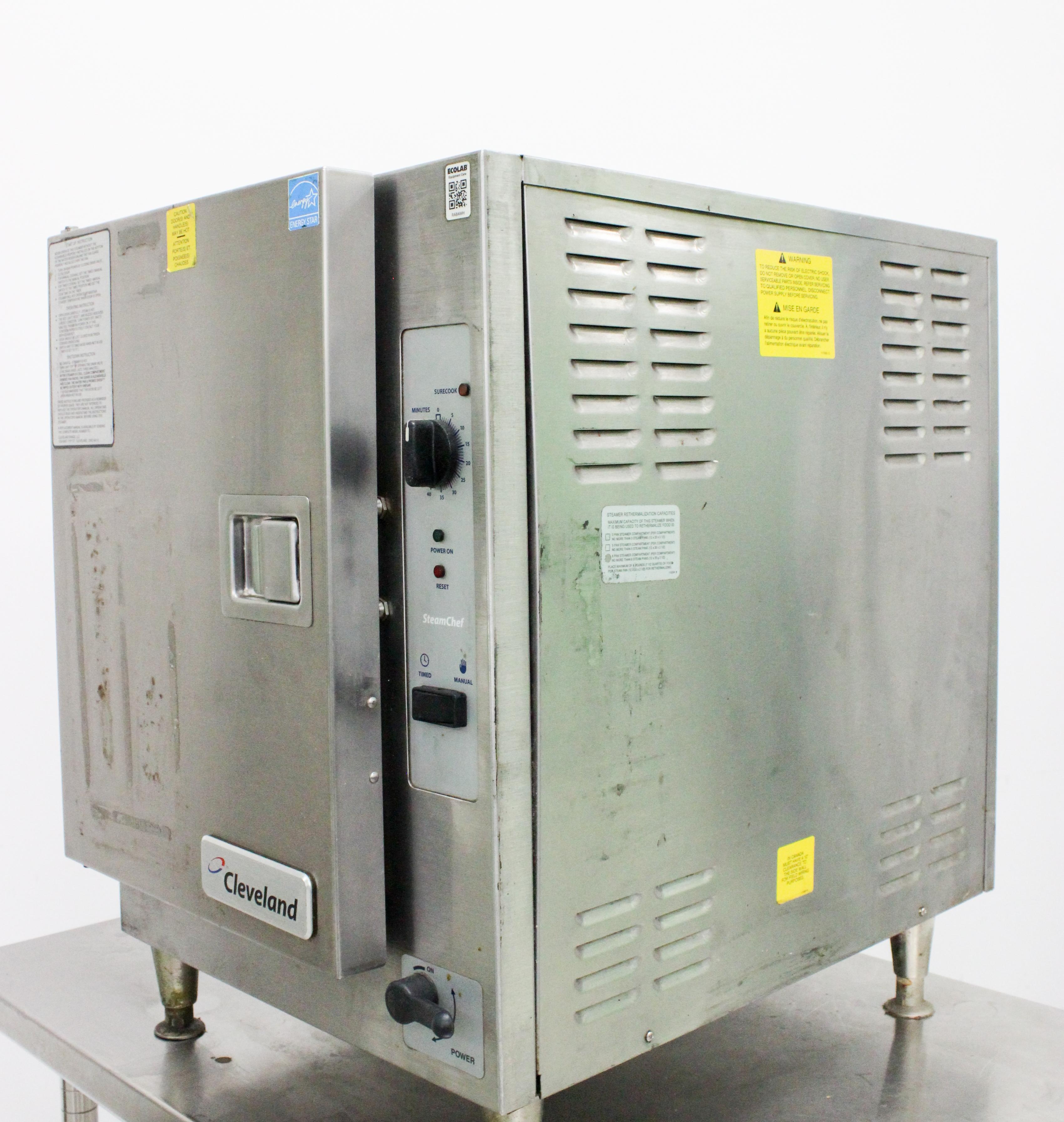 Cleveland 22CET6 Convection Steamer 6-Pan Commercial Kitchen Equipment