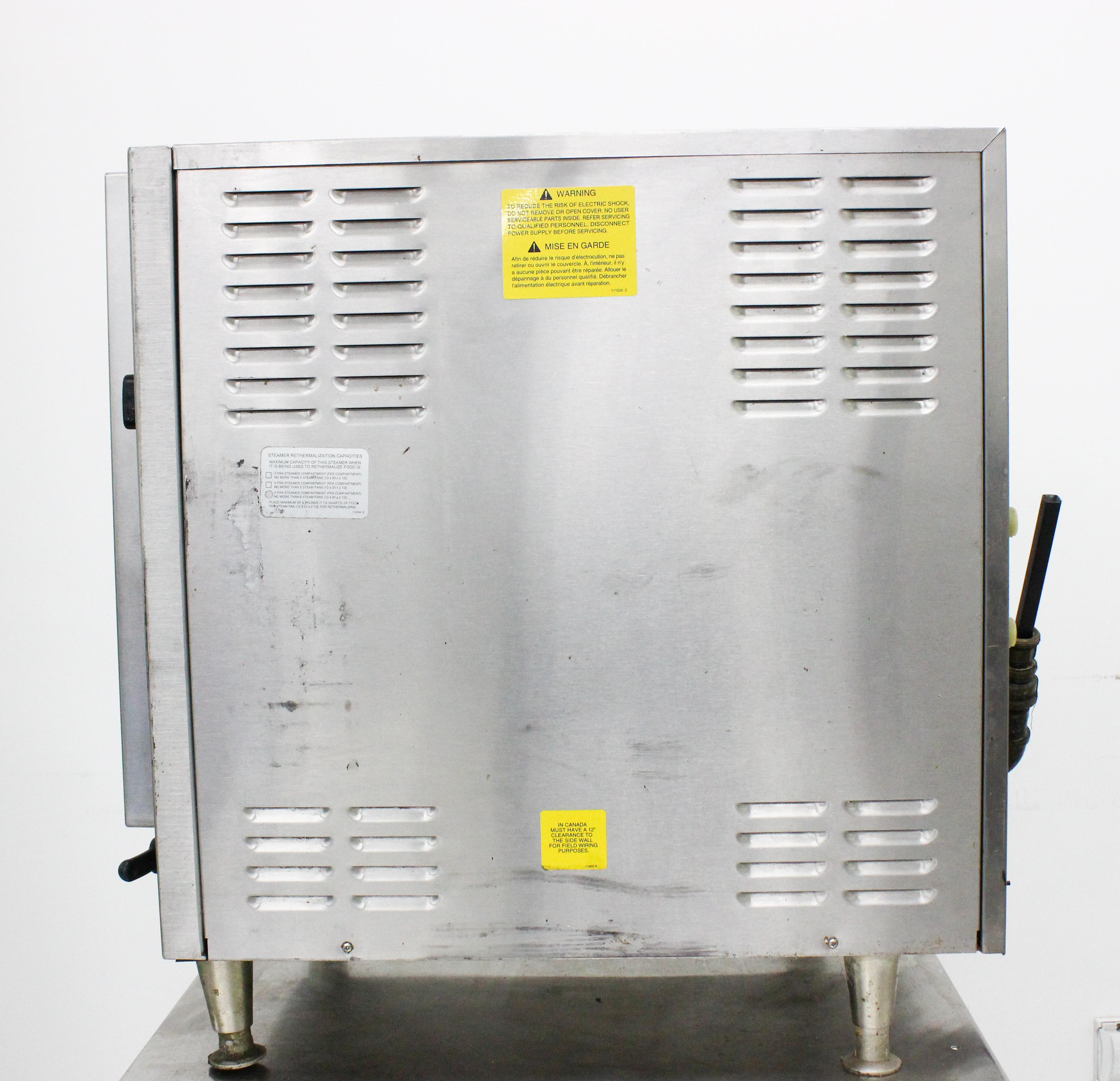 Cleveland 22CET6 Convection Steamer 6-Pan Commercial Kitchen Equipment