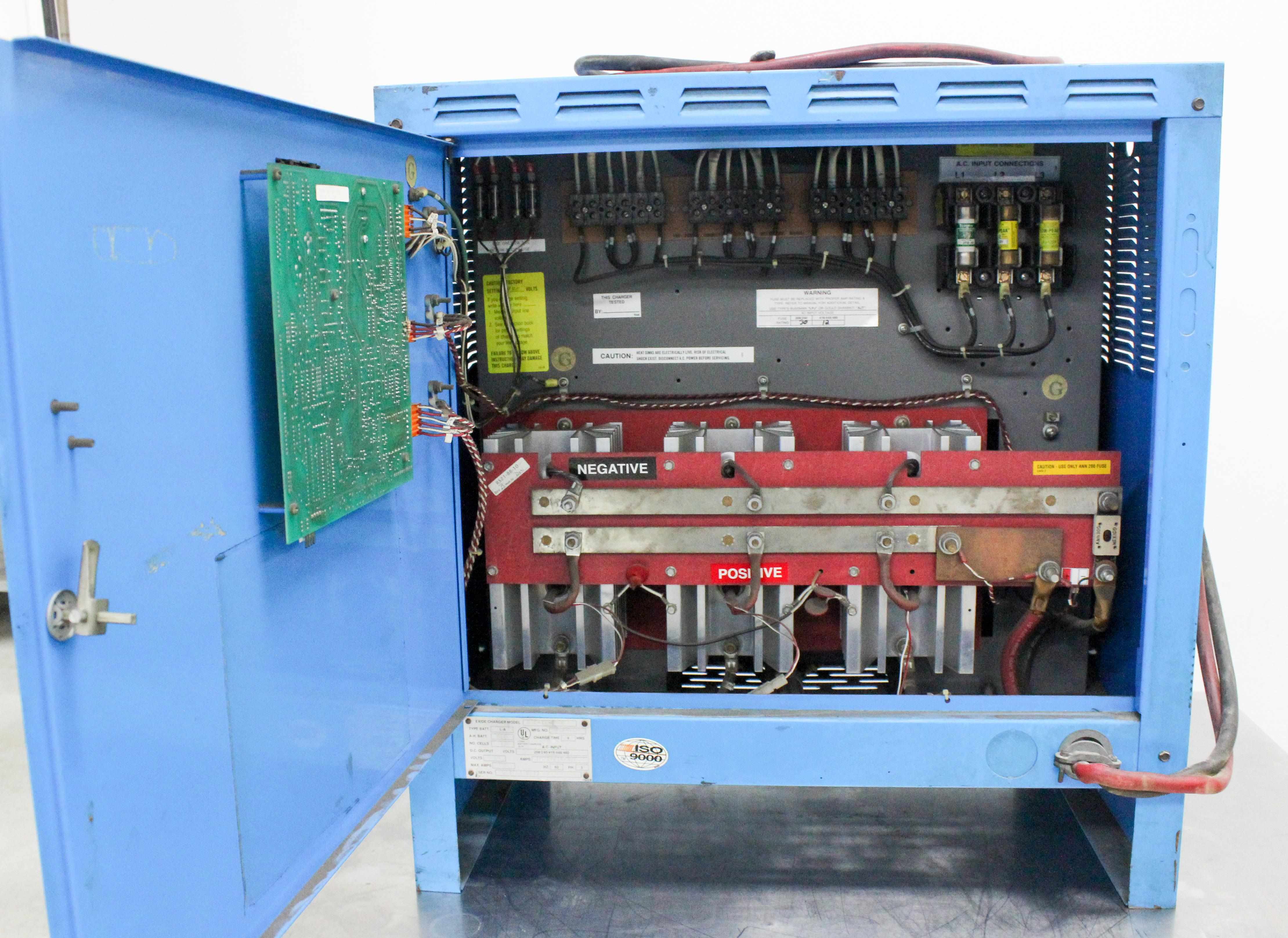 Exide D3E-12-850B Battery Charger Industrial Depth Lead-Acid 850AH 24V Fair