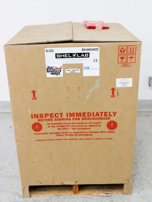 Shel Lab SLV222 Vacuum Oven Incubator 10.30 Cu Ft 220C Temp Range with Cables