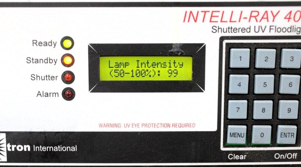 Uvitron Intelli-Ray 400 UV Curing System Benchtop Microprocessor-Controlled