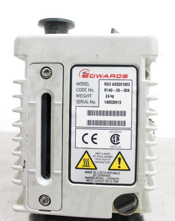 Edwards RV3 A65201903 Vacuum Pump 120V/220V 50Hz/60Hz Robust Operation