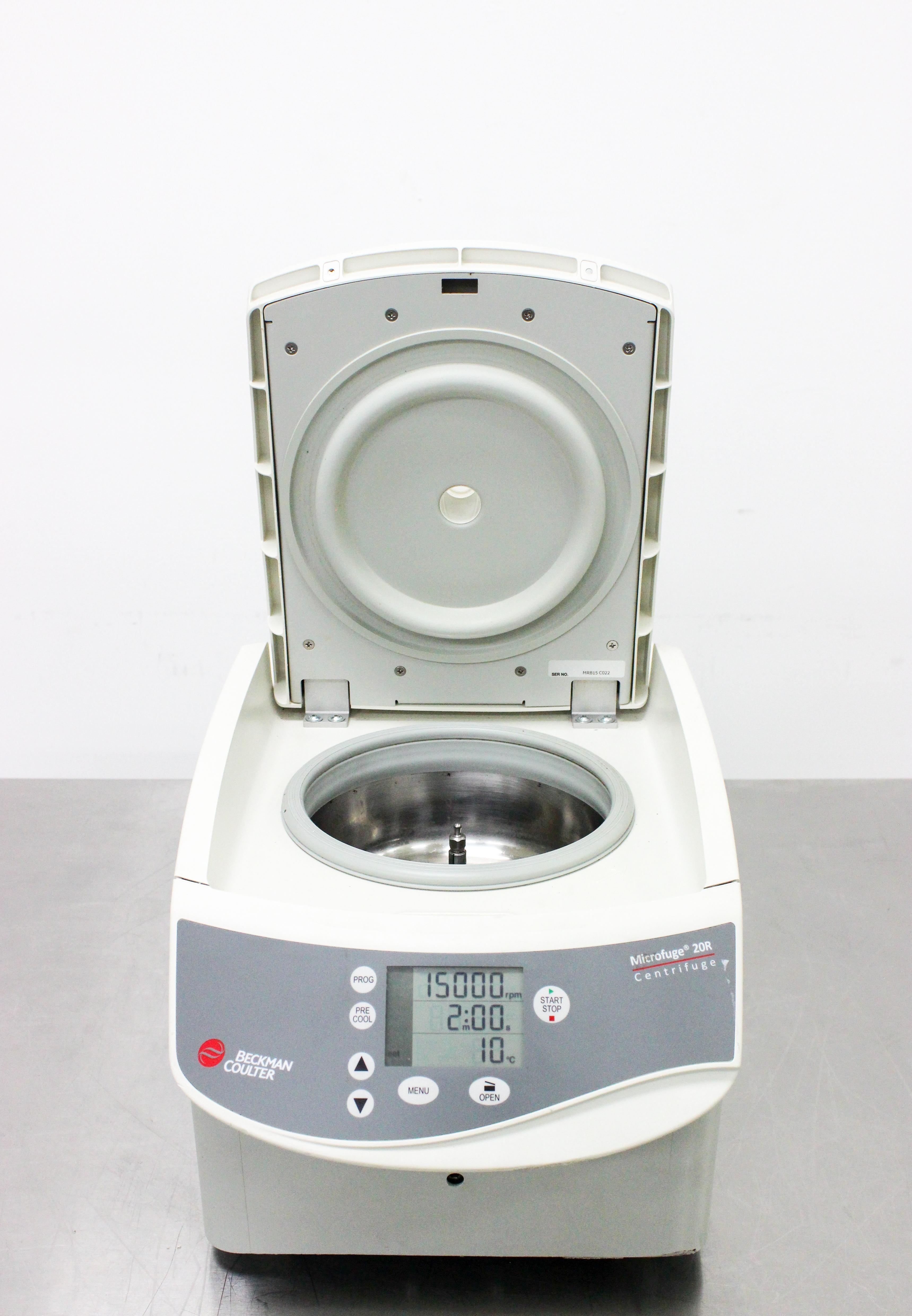Beckman Coulter Microfuge 20R Centrifuge 15000 RPM, -10C to 40C, 48ml Max