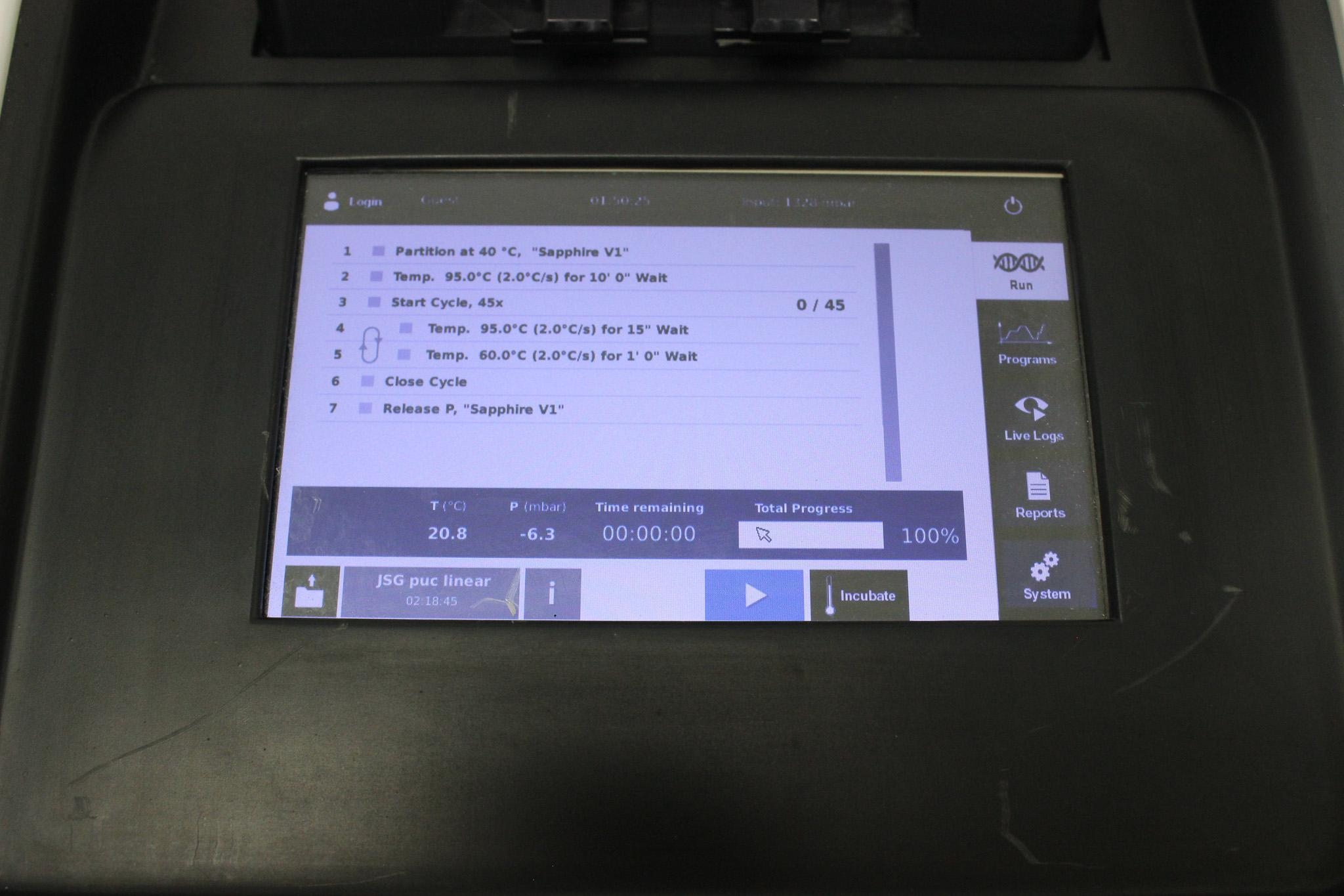 Stilla Naica Geode Prism3 DNA PCR Analyzer 12 Samples 10-95C Digital Quantification