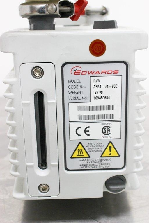 Edwards RV8 A65401906 Vacuum Pump High Efficiency and Performance USA Made